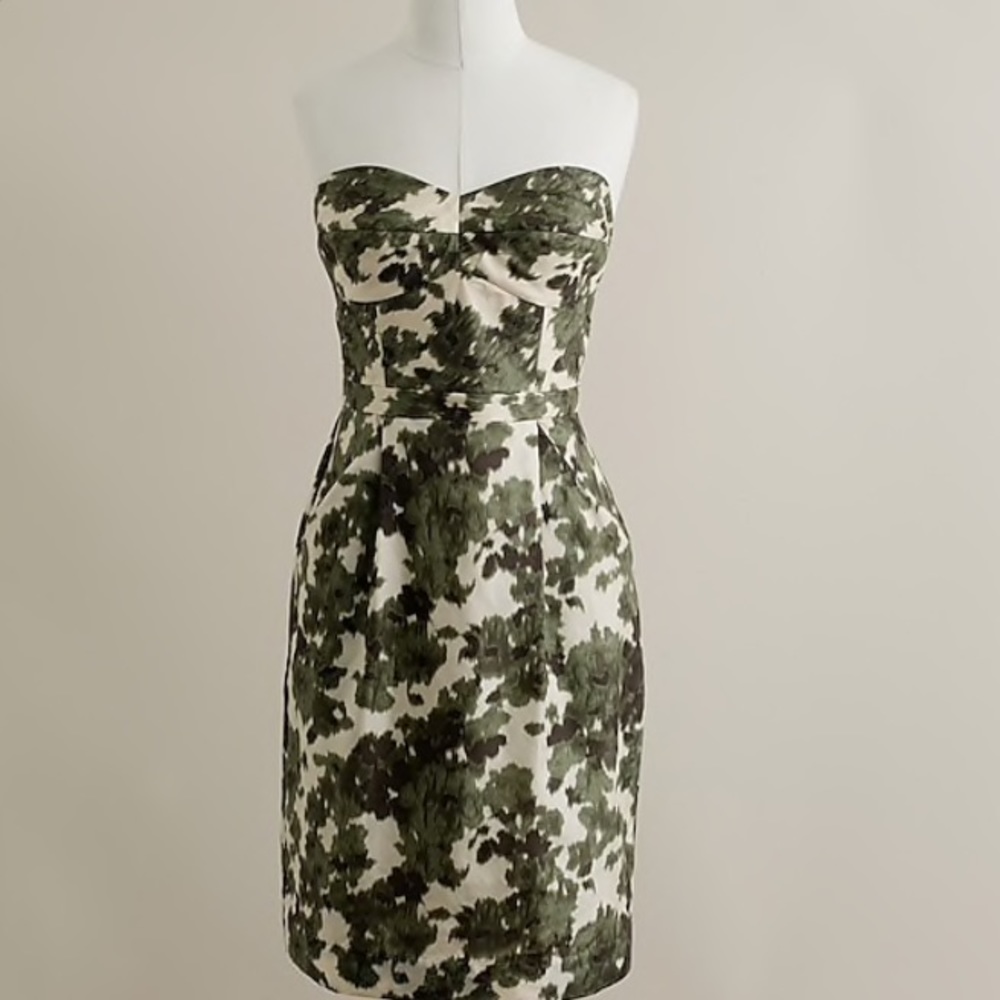 J.crew modern camo motif dress